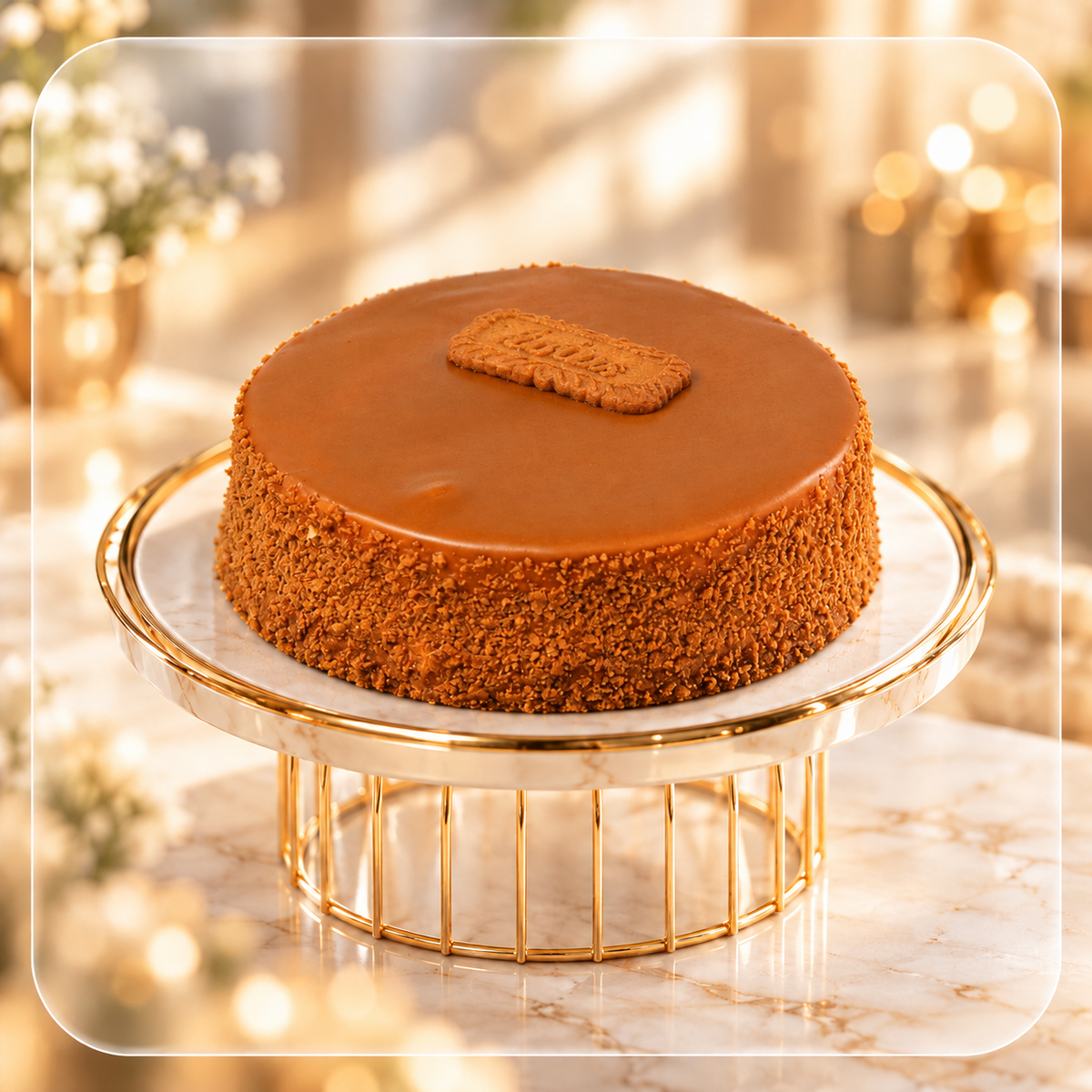 Lotus Three Milk Cake